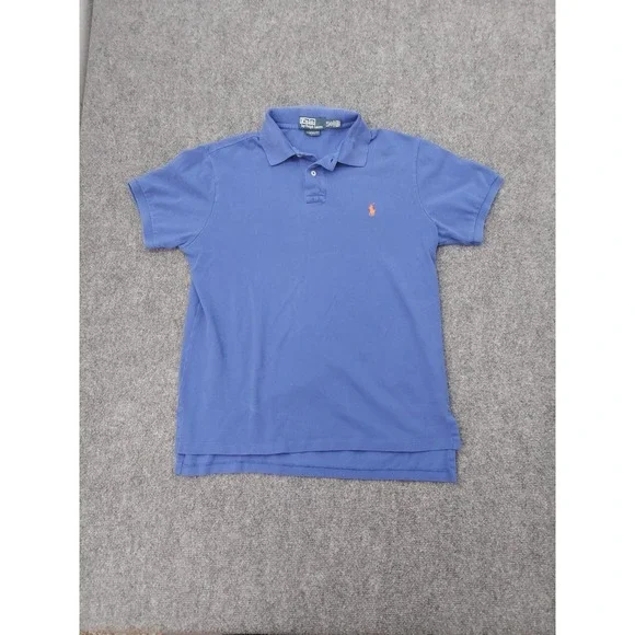 Vtg Polo Ralph Lauren Shirt Mens Large Green Blue Pique Pony golf Lot of 2 - Picture 12 of 16